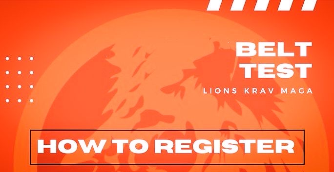 Belt Test How to Register Lions Krav Maga