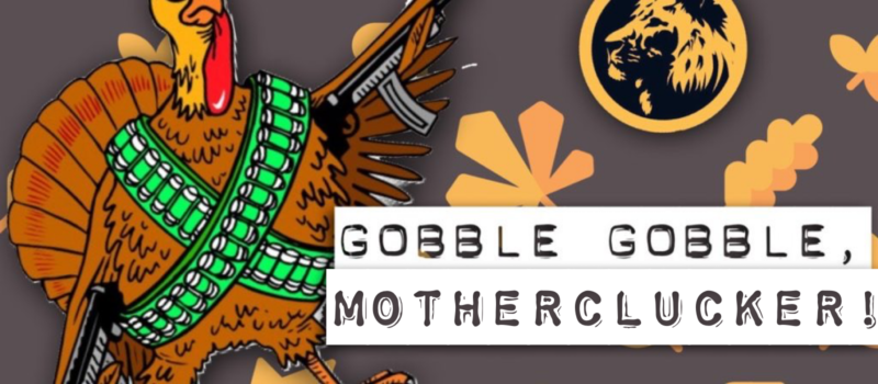 Gobble Gobble Motherclucker Thanksgiving Krav Maga class fundraiser Lions Krav maga